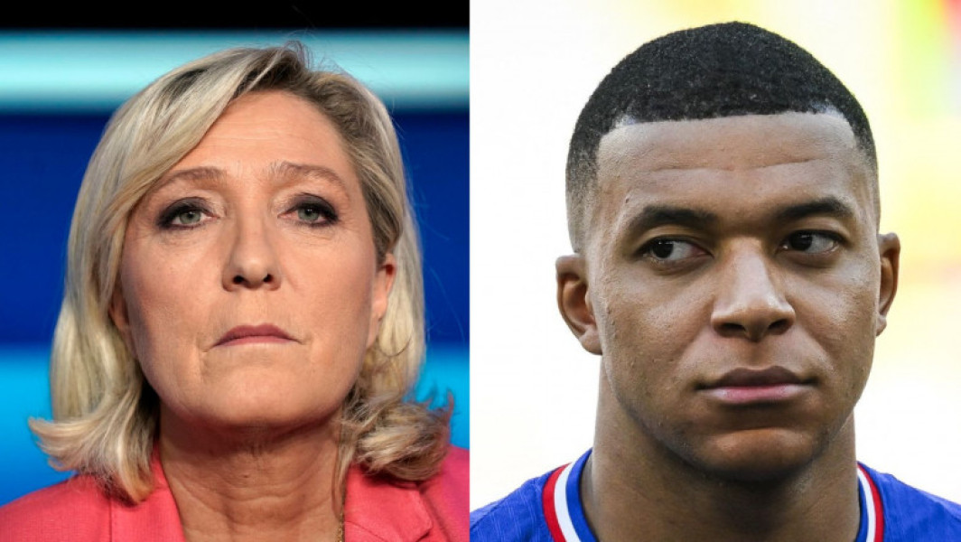 Marine Le Pen critică intervențiile lui Kylian Mbappe în politică