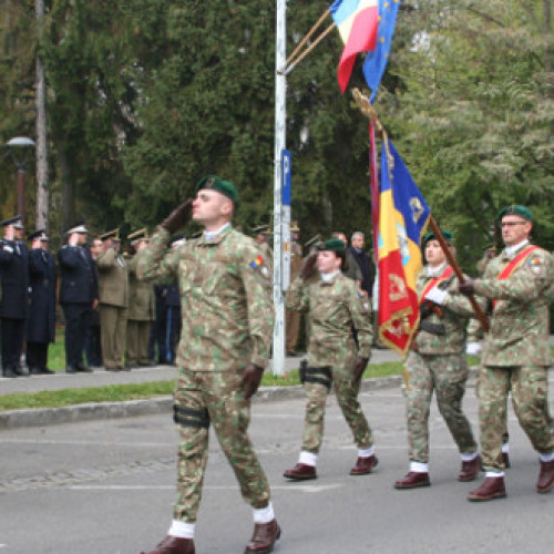 Ceremonial militar de Ziua Armatei României la Miercurea-Ciuc