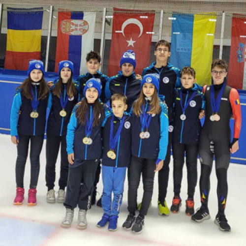 Sportivii din Miercurea-Ciuc strălucesc la Campionatul Internațional de short track din Sofia