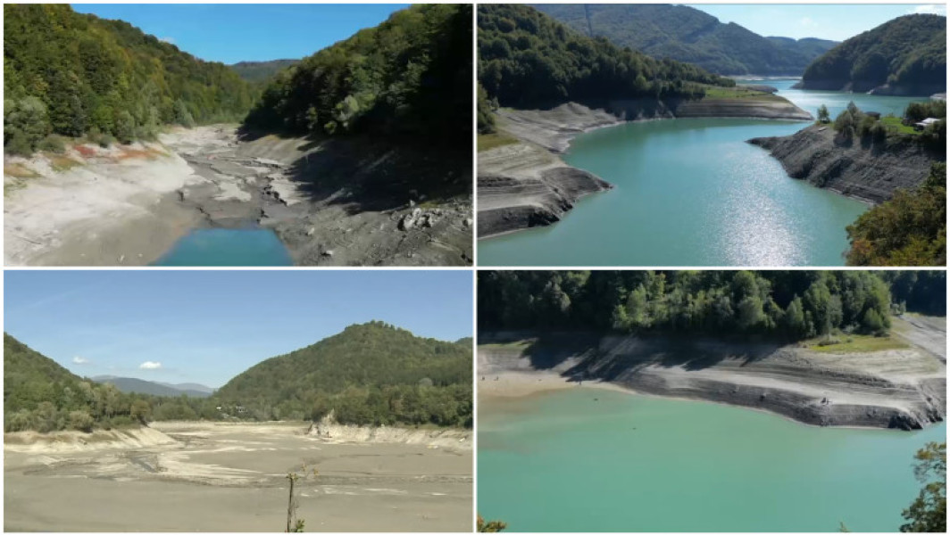 Seceta afectează lacul Paltinu, amenințând alimentarea cu apă a județului Prahova