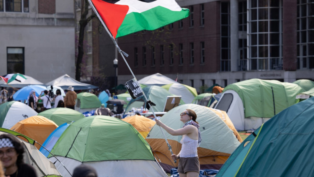 Universitatea Columbia aplică primele sancţiuni studenţilor pro-palestinieni care nu părăsesc tabăra instalată în campus
